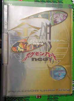 EXTREMELY RARE Pokemon Japanese Neo Genesis Series One 9-card Promo Binder Set - Image 1