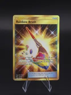 Rainbow Brush 182/168 - Full Art Secret Rare - Celestial Storm Pokemon Card TCG - Image 1