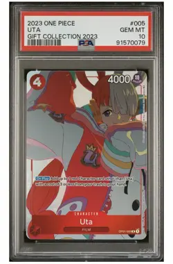 2023 UTA One Piece Card Game Gift Collection 2023 OP01 - 005 PSA 10 GEM MINT - Image 1