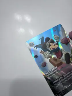 Lorcana Mickey Mouse Inspirational Warrior ENCHANTED RARE Card 221/204 - Image 4