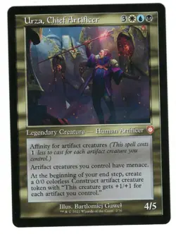 MTG Urza, Chief Artificer Retro Frame Brothers War Magic The Gathering TCG - Image 1