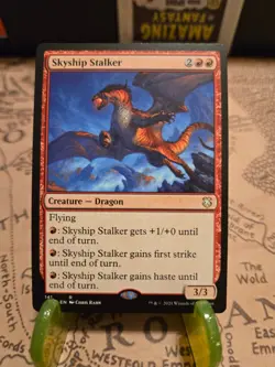 MTG Skyship Stalker Commander Adventures in the Forgotten Realms Regular Rare NM - Image 1