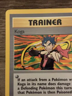 Pokemon TCG Koga Trainer Rare Gym Challenge 106/132 Regular Wizards 2000 - Image 2