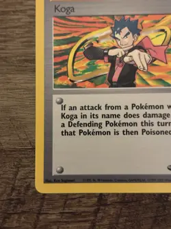 Pokemon TCG Koga Trainer Rare Gym Challenge 106/132 Regular Wizards 2000 - Image 4