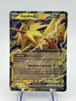 Pokemon - Zapdos ex - 145/165 - Scarlet & Violet: 151 (A1) - Image 1