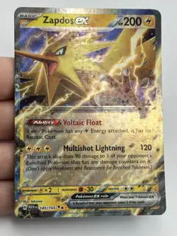 Pokemon - Zapdos ex - 145/165 - Scarlet & Violet: 151 (A1) - Image 3
