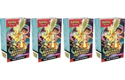 Pokemon TCG: Mega Evolution-Ascended Heroes Booster Bundle (6 Packs) X 4 PRESALE - Image 1
