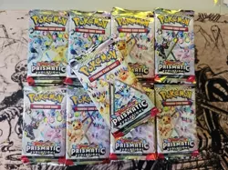 Pokemon Scarlet & Violet Prismatic Evolutions 79 Booster Packs Lot Sealed - Image 2