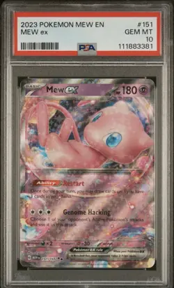 2023 POKEMON MEW EN-151 #151 MEW EX PSA 10. 151/165 - Image 1