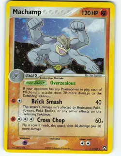 Machamp - Holo - 11/108 Power Keepers - Pokemon TCG - 2007 - Image 1