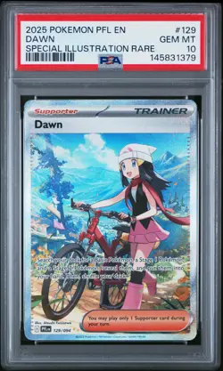 2025 Pokemon PFL EN-Phantasmal Flames Dawn Special Illustration Rare PSA 10 #129 - Image 1