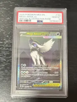 2025 Pokemon Mega Absol ex Special Illustration Rare #180/132 - PSA 10 GEM MT! - Image 1