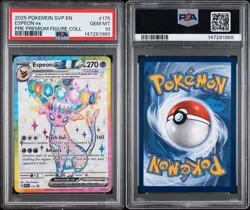 SVP EN PSA 10 Espeon ex 175 Promo PRE Premium Figure Collection Gem Mint Pokemon - Image 3