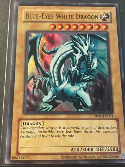 Yu-Gi-Oh! TCG Blue-Eyes White Dragon Retro Pack RP01-EN001 Unlimited Ultra Rare - Image 1