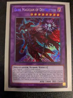 Yugioh! Dark Magician of Destruction secret rare MZMU-EN011 1st Ed NM - Image 1