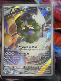 Thundurus and Tornadus AR 2025 Pokemon Card TCG English Promo 209 210 Art Rare - Image 4
