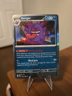 Pokemon Gengar Card 050/088 Holo Rare Perfect Order - Image 1