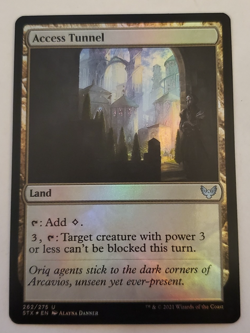 1x Access Tunnel FOIL Strixhaven MTG Magic the Gathering NM - Image 1