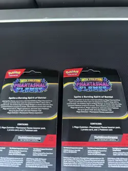 Phantasmal Flames Booster Pack , 1 Promo Card ( Whimsicott) And 1 Pokemon Coin - Image 2