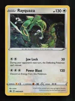 Rayquaza SWSH029 Holo Promo Sword & Shield Promo Pokemon Near Mint - Image 1