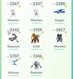 Pokemon Go Acc Guaranteed Lucky SHINY Rayquaza, Armor Mewtwo+MORE - Image 5