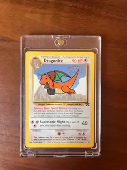 Pokemon TCG Dragonite #5 Black Star Promo WB stamped, LP - Image 1