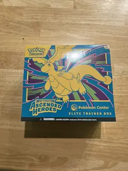 Pokemon TCG - Ascended Heroes Pokemon Center ETB Elite Trainer Box NEW - IN HAND - Image 1