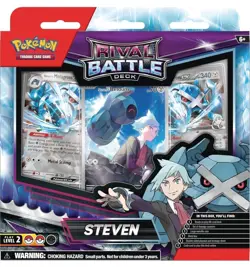 2025 POKEMON TCG RIVAL BATTLE DECK STEVEN BELDUM - NEW SEALED - Image 1