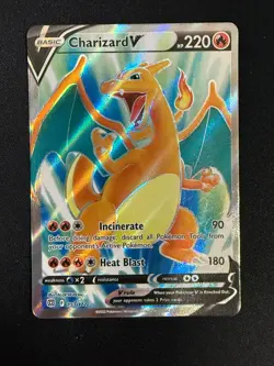 Charizard V - 153/172 - Full Art Ultra Rare Brilliant Stars (NM) Pokemon - Image 1