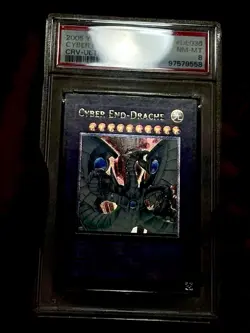 Yu-Gi-Oh! Cyber End Dragon CRV-DE036 German Ultimate Rare PSA 8 - Image 3