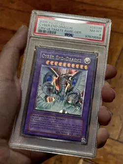 Yu-Gi-Oh! Cyber End Dragon CRV-DE036 German Ultimate Rare PSA 8 - Image 4