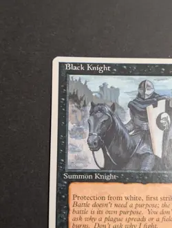 MTG Card - 1x Black Knight - Fourth (4th) Edition - NM/LP - Vintage - Magic 1995 - Image 3