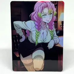 Demon Slayer Mitsuri Kanroji Goddess Anime Waifu ACG Foil Card - Image 1