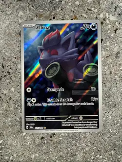 Pokemon TCG Cards Zorua 075/064 Shrouded Fable Illustration Rare NM-M - Image 1