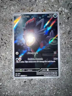 Pokemon TCG Cards Zorua 075/064 Shrouded Fable Illustration Rare NM-M - Image 3