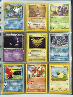 Pokemon Card Collection VTG Binder Holo Rare 1st E-Reader WoTC Zapdos Suicune - Image 1
