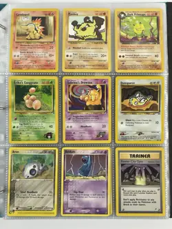 Pokemon Card Collection VTG Binder Holo Rare 1st E-Reader WoTC Mewtwo Vaporeon - Image 5