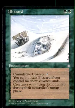 MTG Blizzard LP Light Play Ice Age [5036] - Image 1