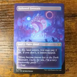 Hallowed Fountain (Borderless) - MTG Lorwyn Eclipsed Regular - NM/M - Image 2