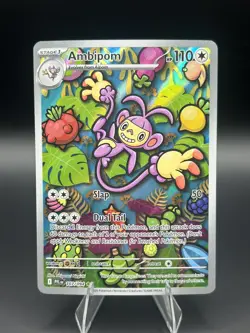 Pokemon Ambipom Illustration Rare: Phantasmal Flames Holo 107/094 - Image 1