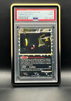 PSA Mint 9- Umbreon Prime Undaunted #86 Holo Ultra Rare 2010 Pokemon HG & SS - Image 1