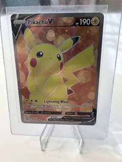 Pokemon TCG – Pikachu V Full Art 157/172 – Brilliant Stars – NM Condition - Image 1