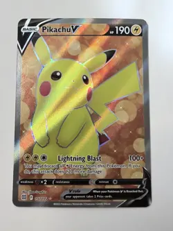Pokemon TCG – Pikachu V Full Art 157/172 – Brilliant Stars – NM Condition - Image 3