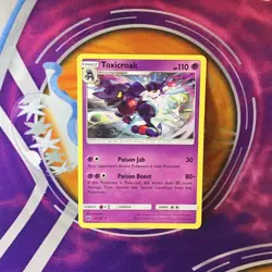 Toxicroak - 55/147 - Rare (Sun & Moon: Burning Shadows) Pokemon TCG - Image 1