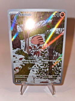Swinub 165/159 Illustration Rare Pokemon TCG Journey Together - Image 2