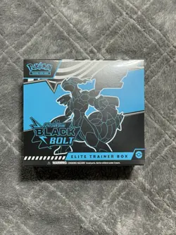 Pokemon TCG Black Bolt Factory Sealed ETB Elite Trainer Box - Image 1