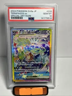 2024 POKEMON JAPANESE TERASTAL FEST EX SPECIAL ART RARE #226 TERAPAGOS EX PSA 10 - Image 1
