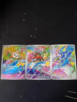 Popplio Rowlet Litten MEP 043 044 045 Pokemon 30th Anniversary First Partner - Image 1
