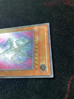 Yugioh! Evil Hero Malicious Edge GLAS-EN003 Ultimate Rare 1st Ed VG MISPRINT - Image 2