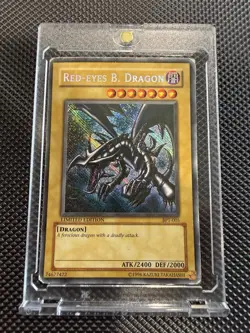 Red-Eyes B. Dragon #BPT-005 Yugioh Secret Rare Collector's Tin Limited Edition - Image 1